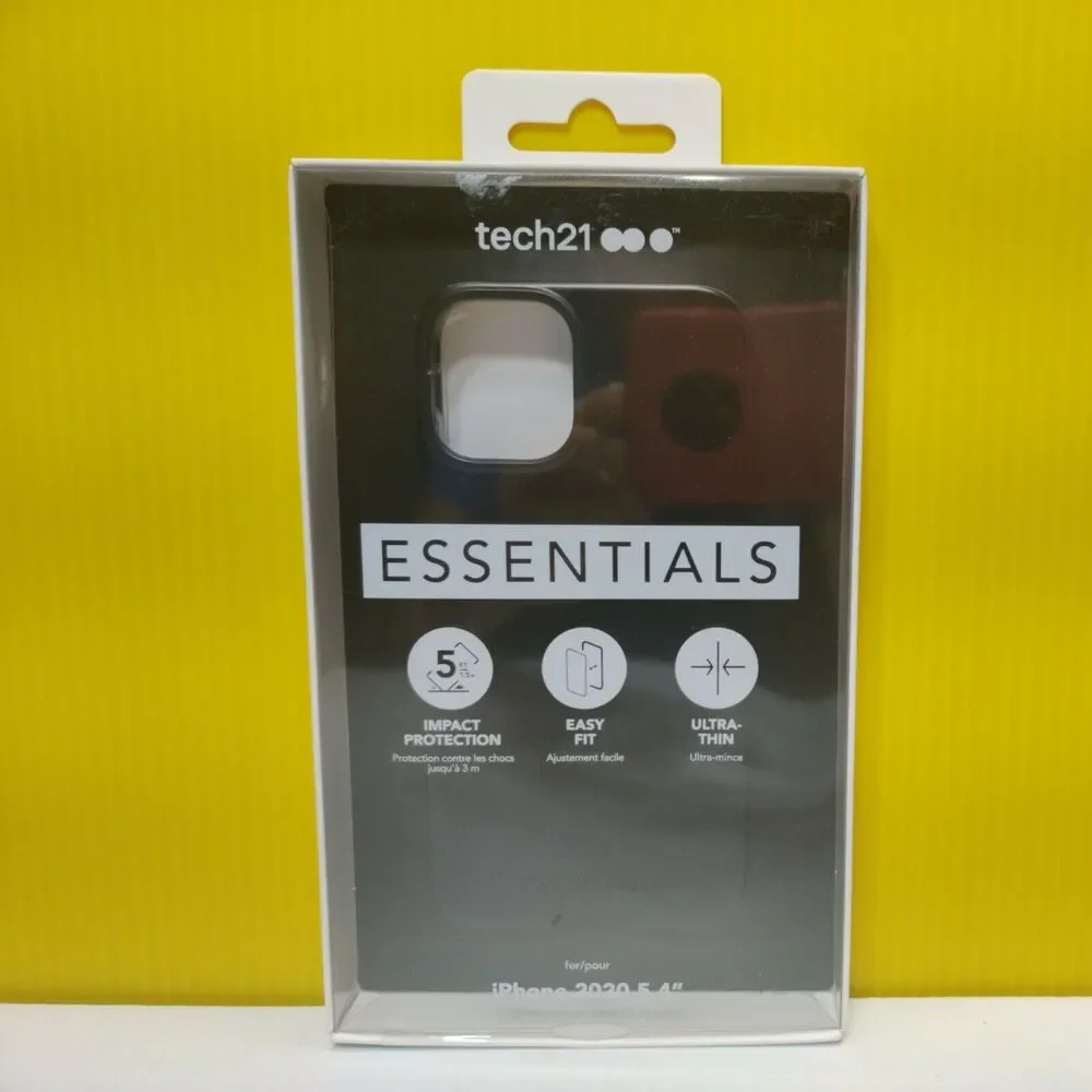 Tech 21 Essentials Phone Case for iPhone 12 Mini (Black) ~ New ~